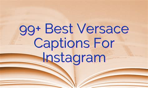 versace captions for instagram|100+ Versace instagram captions + Free AI Caption Generator.